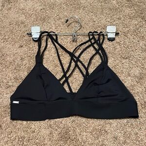 Victoria's Secret PINK Black Strappy Bralette